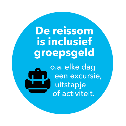 <p>De reissom is inclusief accommodatie, begeleiding, vervoer vanaf de opstapplaats, dagelijks een uitstapje of activiteit, groepsgeld, calamiteitenfonds, SGR-bijdrage en reisverzekering.</p>